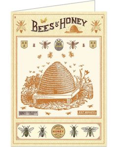 Bees & Honey Greeting Card