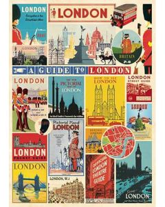 London Vintage Posters Wrapping Paper